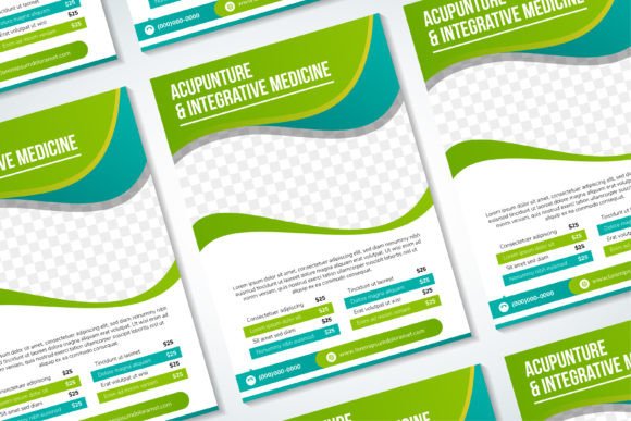 Accupunture Vertical Flyer: Graphics & Print Templates