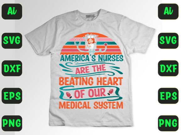 America’s Nurses Graphics for T-Shirt Designs