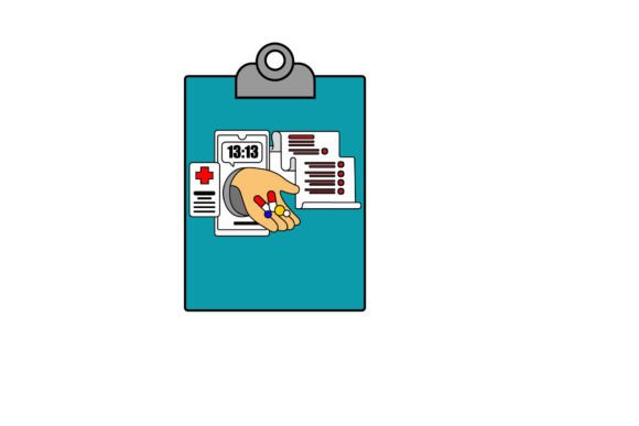 Medical Checkup Monitor: Graphics and Icons Review