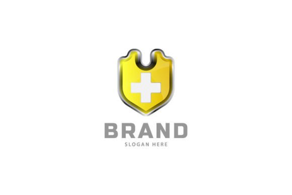 Medical Shield Logo: Graphics for Logos