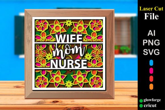 Reviewing the Wife Mom Nurse Shadow Box Design