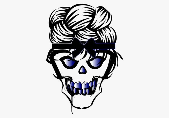 Skull Mom Tattoo: Bold Graphics for T-Shirt Designs