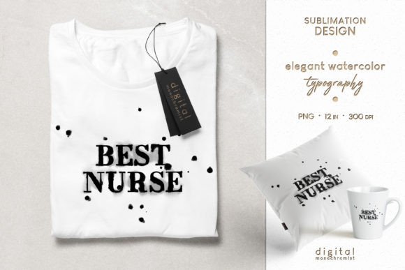 Sublimation Clipart Mothers Day Nurse Graphics for T-Shirt Designs