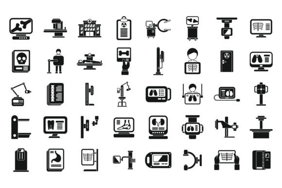 X-ray Icons & Graphics for Medical Branding